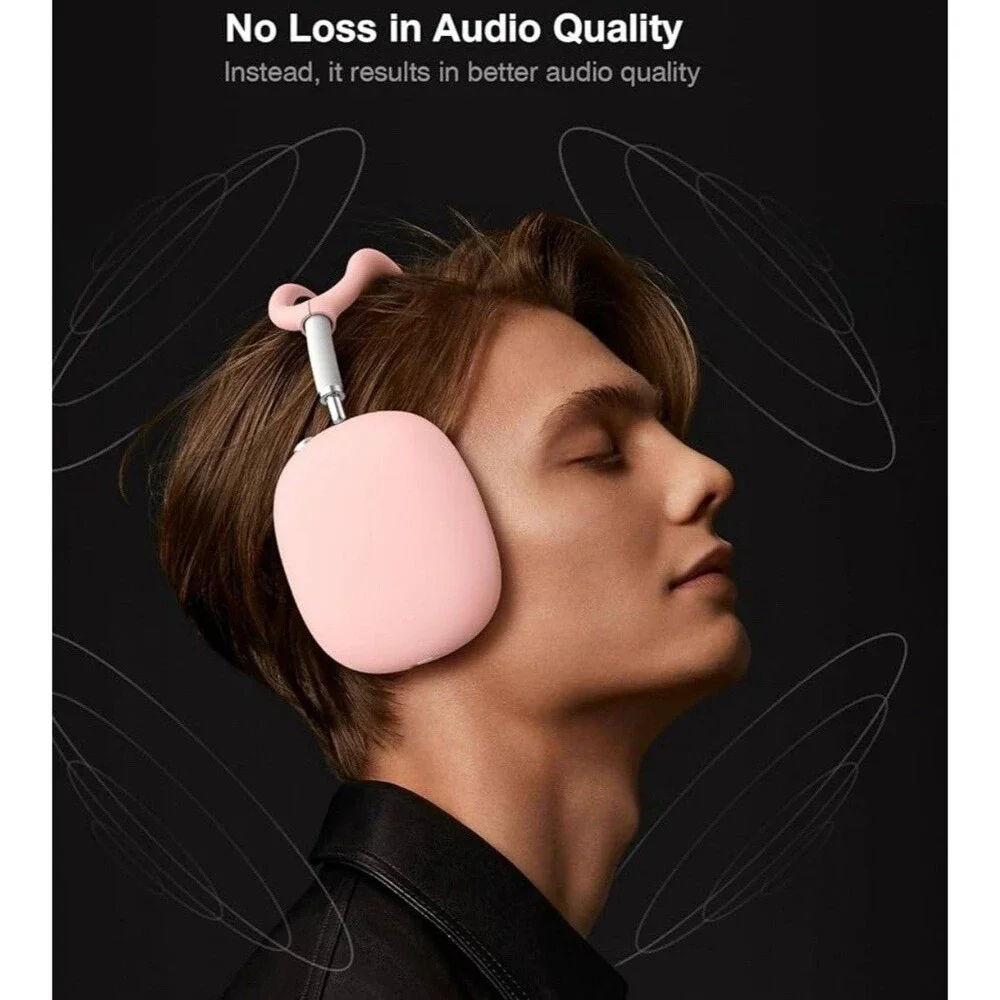 7/1 Silicone Case Covers for AirPods Max,Sweat-Proof Ear Pad Case Covers Soft